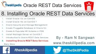 ORDS Oracle Tutorial 8 Introduction to Oracle REST Data Services