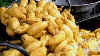 CRISPY  Mirchi  Bajji @@@ Road Side Style