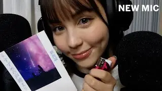 (SUB) Japanese ASMR Even Tinglier Sounds w/ My New Mic (Maono PD400x)