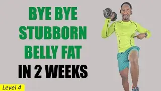 30 Min One Dumbbell STANDING Workout ⮕ Bye Bye STUBBORN BELLY FAT in 2 Weeks!