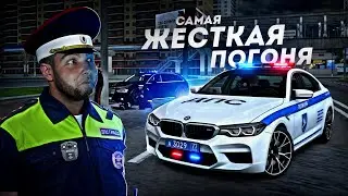 ПАТРУЛЬ НА BMW M5... САМАЯ ЖЁСТКАЯ ПОГОНЯ! (MTA Province)