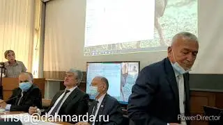 Доклад Алихона Латифи на международной научной конференции, посвящённой гиссарской породе овец.