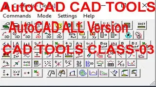 AutoCAD CAD TOOLS  || CLASS-03 || CAD TOOLS TUTORIAL || AutoCAD Tutorial || AutoCAD MAGIC