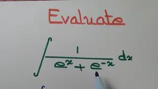 Evaluate the integral of  1 by e^x+e^-x