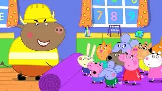 Mr Bull The Teacher 😳 🐽 Peppa Pig and Friends Full Episodes