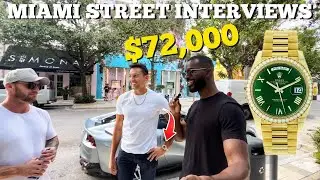 Asking what watches people are wearing in Miami - Street Interview Ep.1