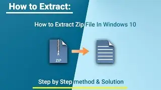 How to Extract ZIP File or Repair ZIP File using ZIP File Opener