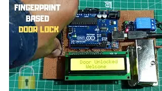 How to Make Fingerprint Door Lock | Arduino Project