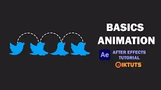 Basics Animation [Twitter Bird Fly] - After Effects Tutorial