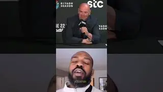 Jon Jones reacts to Dana White defending him