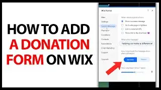 How to Add a Donation Form on Wix in 2024