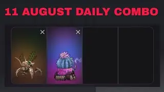 PIXEL TAP DAILY COMBO CARDS 11 AUGUST 2024