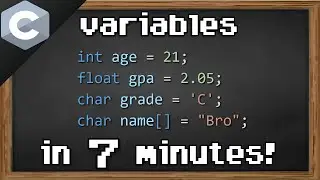 C variables 💰