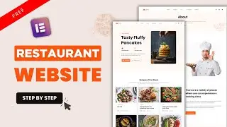 [FREE] How To Make A Restaurant Website In Wordpress || Elementor Website || DCreato