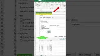 Number pages when print in excel 