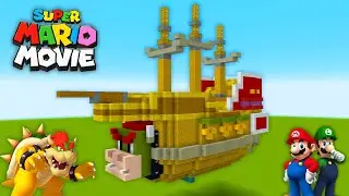 Minecraft Tutorial: How To Make Bowsers Giant Airship "The Super Mario Bros. Movie"