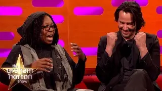 Whoopi Goldberg Freaks Out Keanu Reeves with Pubic Hair Talk | The Graham Norton Show