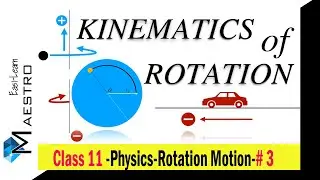 Kinematics of rotational motion about a fixed axis | Physics | class 11 Part #3