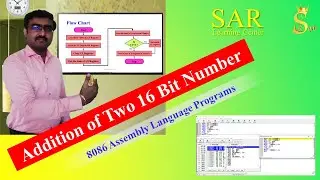 Program 1 : Addition of Two 16 Bit Number | 8086 Assembly Language Program | emu8086