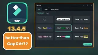 Filmora 13.4.5 | Captions Just Got Better!!