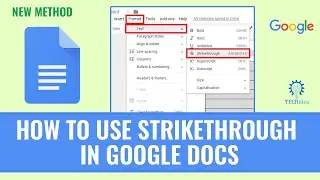 How to Use strikethrough in Google Docs 2024 [New Method] (Quick & Easy Guide)