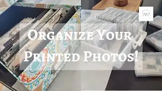 Printed Photo Organization (& Declutter Family Photos)