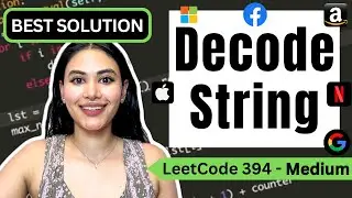 Decode String - LeetCode 394 - Python #leetcode #leetcode75 #stack #decode #string