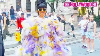 Cardi B Departs The Marc Jacobs Fashion Show At The New York Public Library In New York, NY