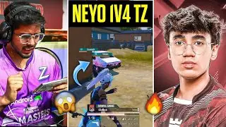 CG Neyo 1v4 Team Z In BGMS 😱 Pistol Clutch 🔥 Scout Angry 😡