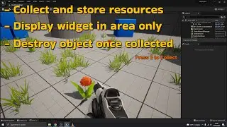 Unreal Engine 5 - Collect Resources on Keypress