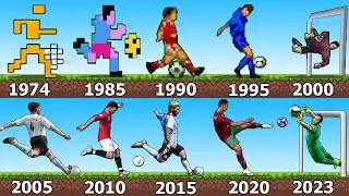 SOCCER/FOOTBALL SCORING IN VIDEO GAMES EVOLUTION [1974 - 2023]