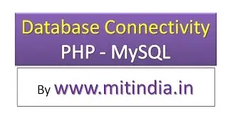 PHP MySQL Database Connection example