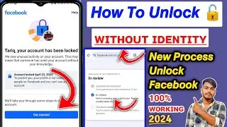 How to Unlock Facebook Account 2024 | Facebook ka account kaise unlock kare | Confirm your identity