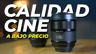 Nuevos lentes AF f1,2 SUPER ECONÓMICOS y con calidad cine | SIRUI SNIPER 16mm y 75 mm