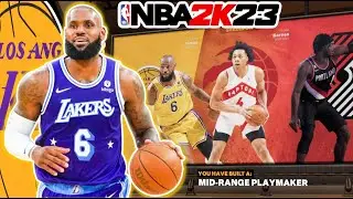 NBA 2K23 BEST LEBRON JAMES BUILD