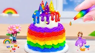 Beautiful Princess Rainbow Cake 🌈 1000+ Perfect Rainbow Chocolate Cake Decorating Ideas 💖 Mini Treat