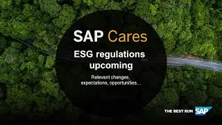 ESG regulations - past, present and future in sustainability | SAP Cares