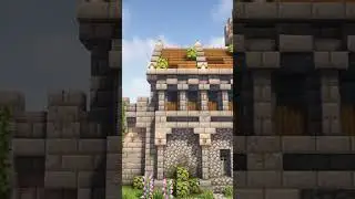 Small Castle 🏰 #shorts #minecraft #medieval #castle