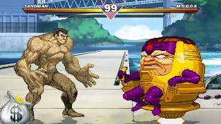 SANDMAN VS M.O.D.O.K - HIGH LEVEL EPIC FIGHT!