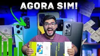 BAIXOU! 5 Xiaomis INCRÍVEIS para comprar HOJE depois que o dólar BAIXOU! ( não precisa importar)🇧🇷