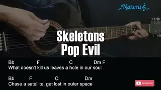 Pop Evil - Skeletons Guitar Chords Lyrics