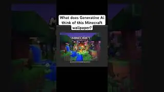 Photoshop Ai completes: MINECRAFT Cover Art [Generative Fill] 