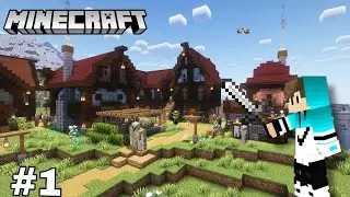 Minecraft new survival series | found village and make iron armour and fun | going adventure