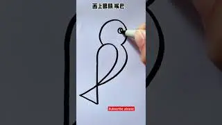 Drawing black bird #drawing #art #shortsfeed #artandcraft #shortvideo #shorts #kids #share #painting