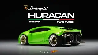 Lamborghini Huracan Twin Turbo Widebody Custom Hot Wheels