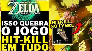 ZELDA TOTK - COMO QUEBRAR O JOGO COMPELTAMENTE!!!! ISSO DA HIT KILL EM TUDO!!!! - TEARS OF KINGDOM!!