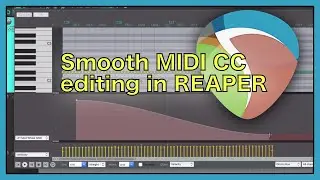 Smooth MIDI CC Automation in REAPER 6