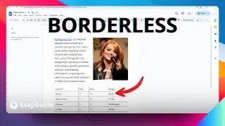 How to Get Rid of Borders in Google Docs