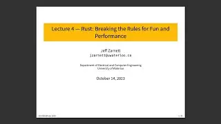 ECE 459 Lecture 4: A Note About Libraries