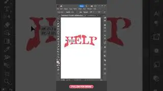 How To Use MAKE WITH MESH In Adobe Illustrator? #shorts